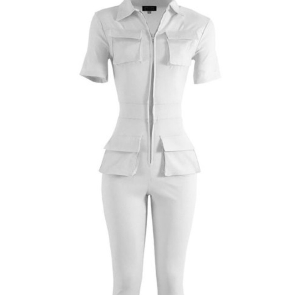 White jumpsuit